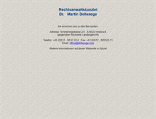 Tablet Screenshot of dellasega.com